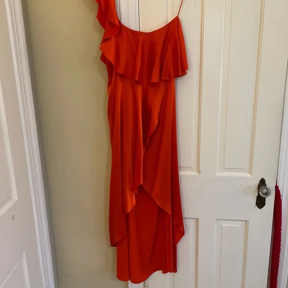 Alexis Austyn One-Shoulder Silk Dress